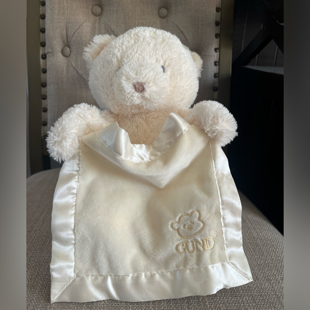 GUND Peek-A-Boo Teddy Bear Plush, Animated Stuffed Animal for Babies and Newborn